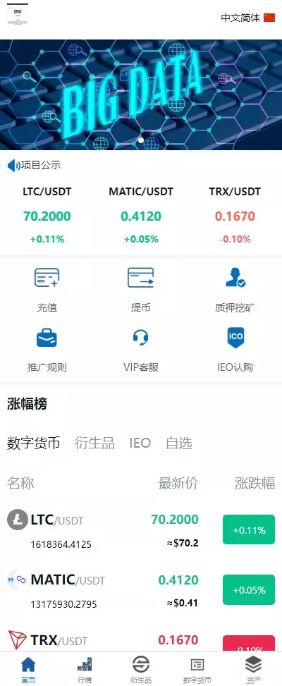 【新版多语言交易所系统】虚拟币外汇交易+期权合约交易+机器人+币币交易+PC+H5前端开源，长期合作不跑路